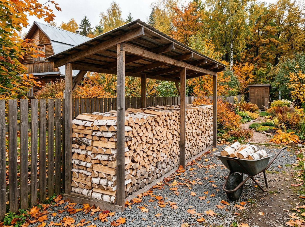 Дровник под ключ — 4 м³ — Солнцево, шоссе Западная, 21